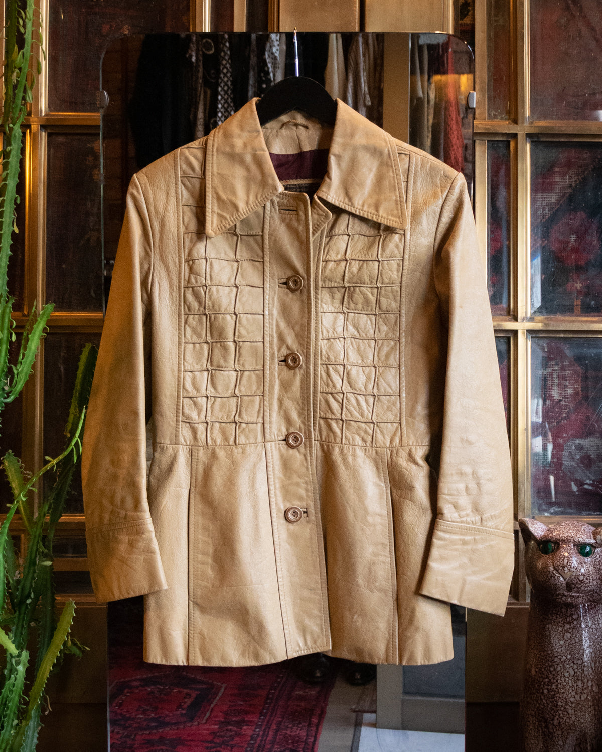 Vintage on sale beige jacket