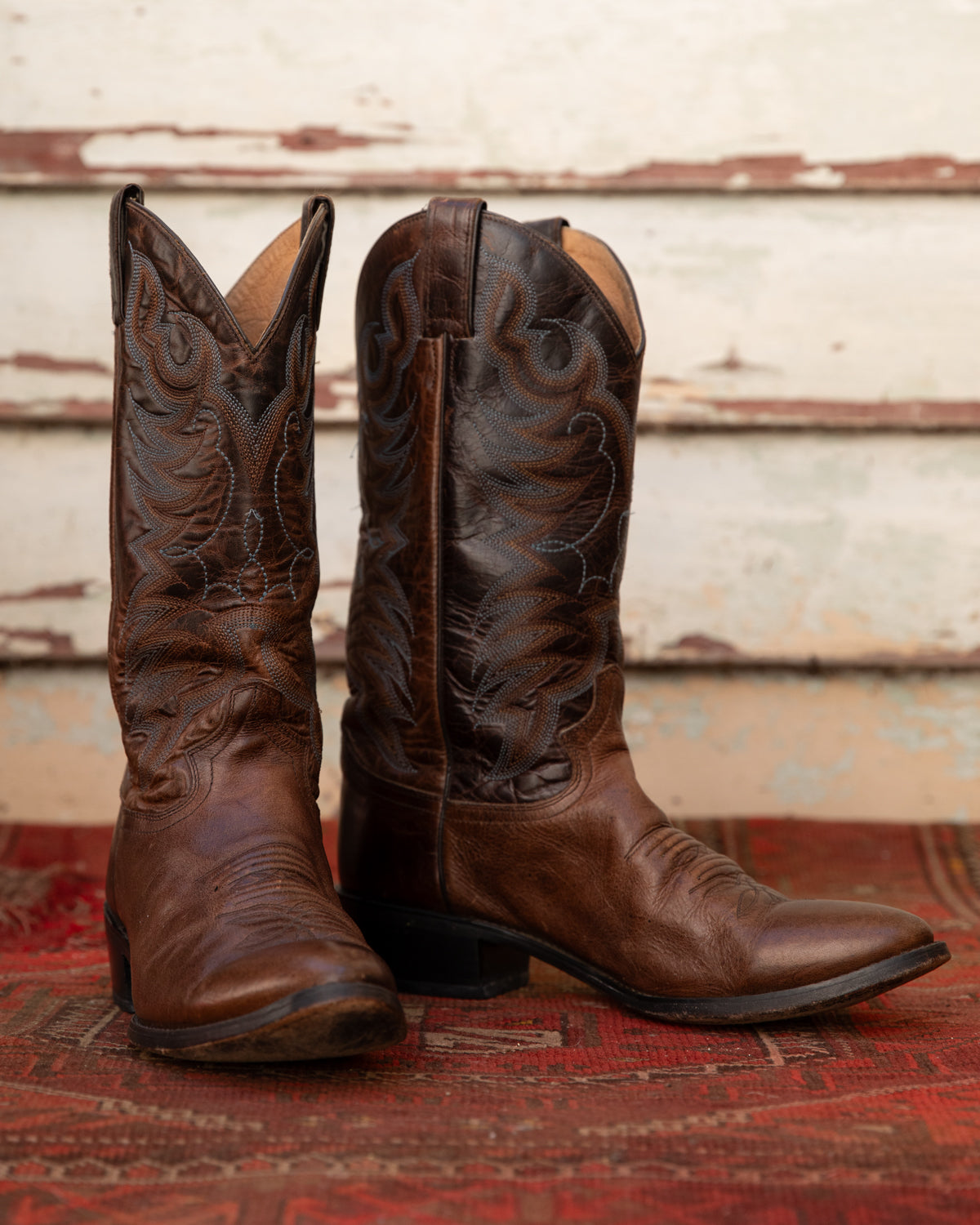 Brown Justin Cowboy Boots (M)10.5D