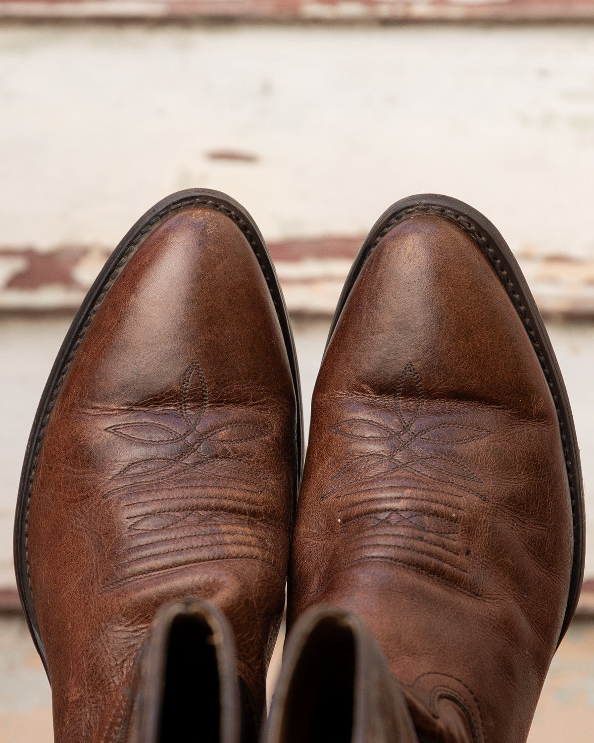 Brown Justin Cowboy Boots (M)10.5D