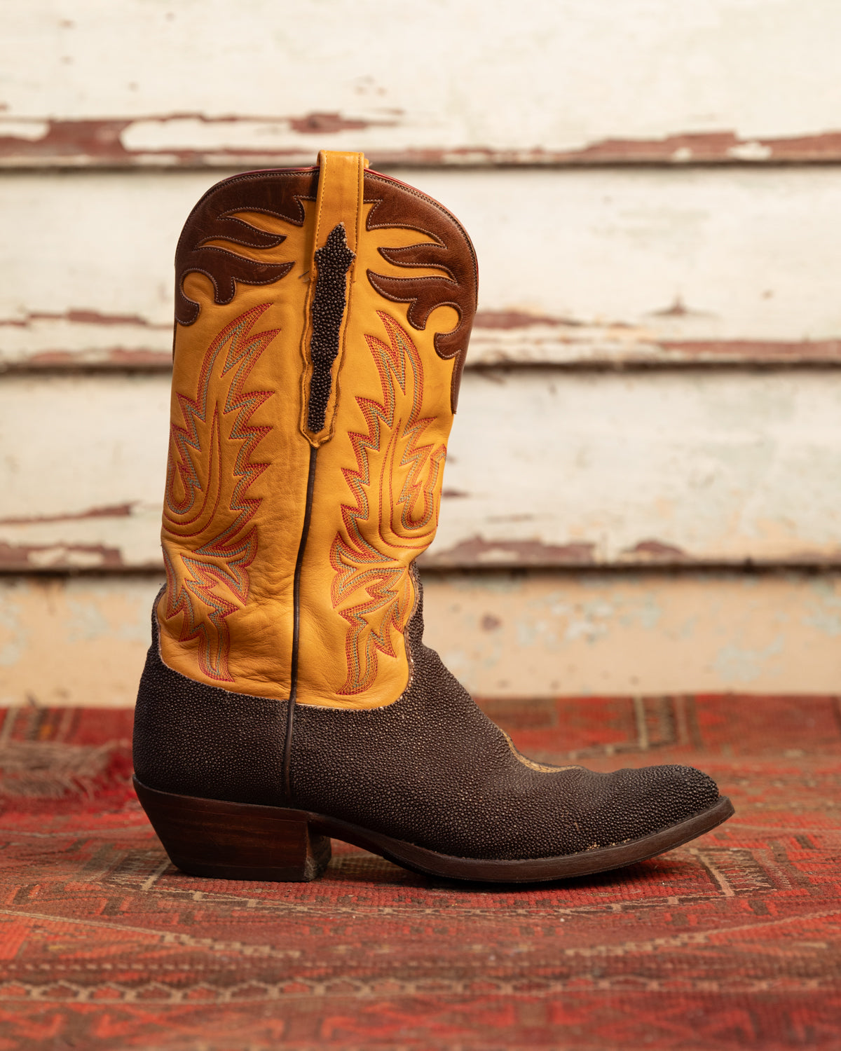 RARE Exotic Vintage Lucchese Stingray Boots (M)10.5D