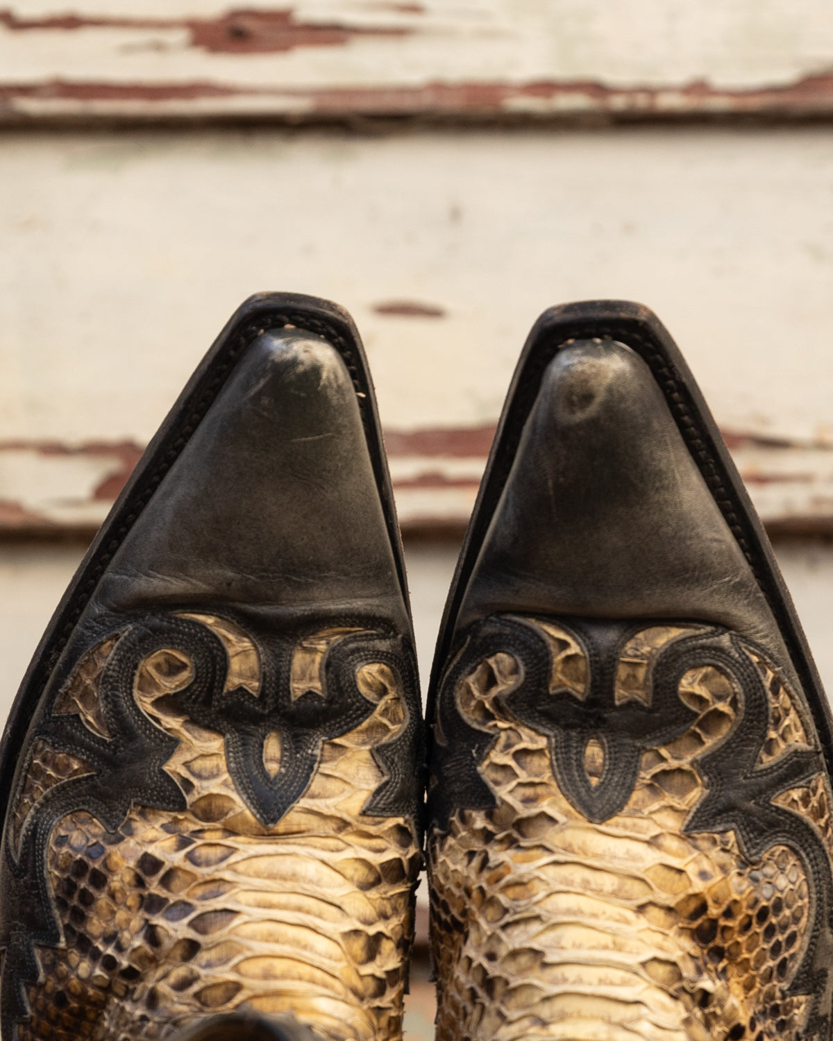 Sancho Abarca Python Cowboy Boots (M)10