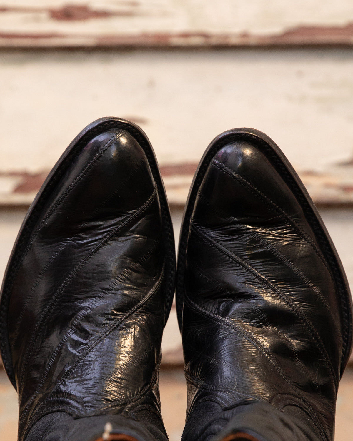 Finn's Exotic Eel Cowboy Boots (M)11E