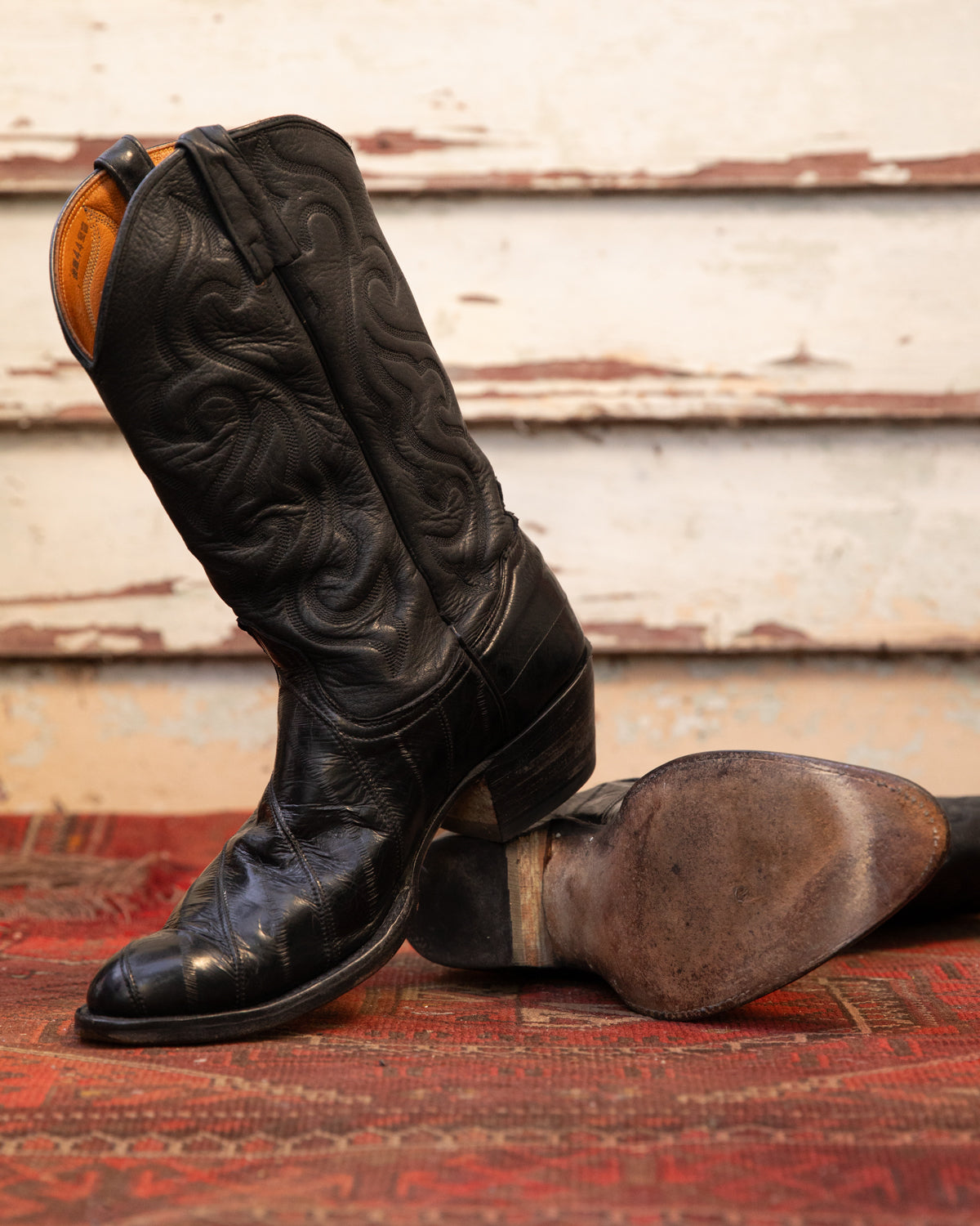Finn's Exotic Eel Cowboy Boots (M)11E