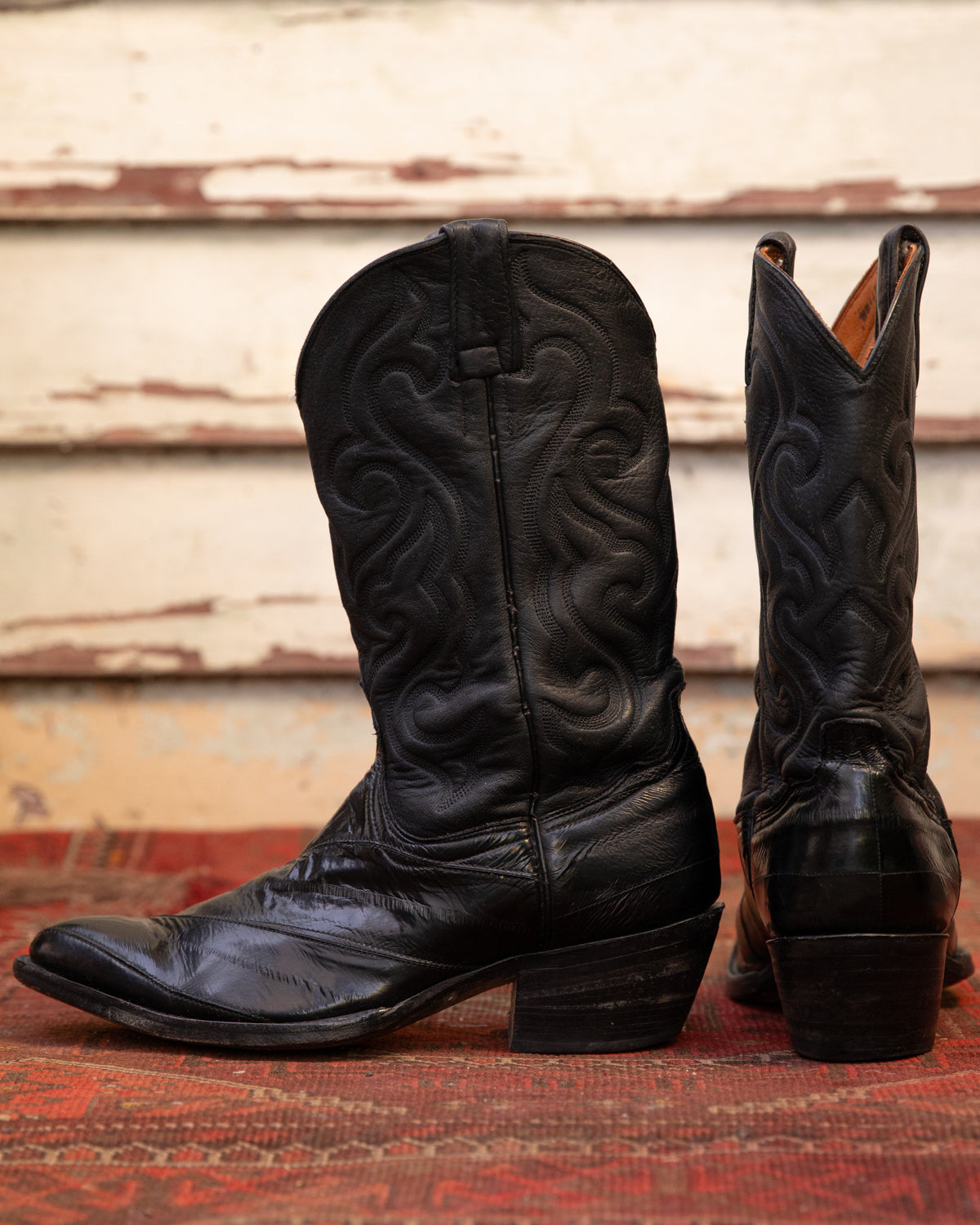 Finn's Exotic Eel Cowboy Boots (M)11E