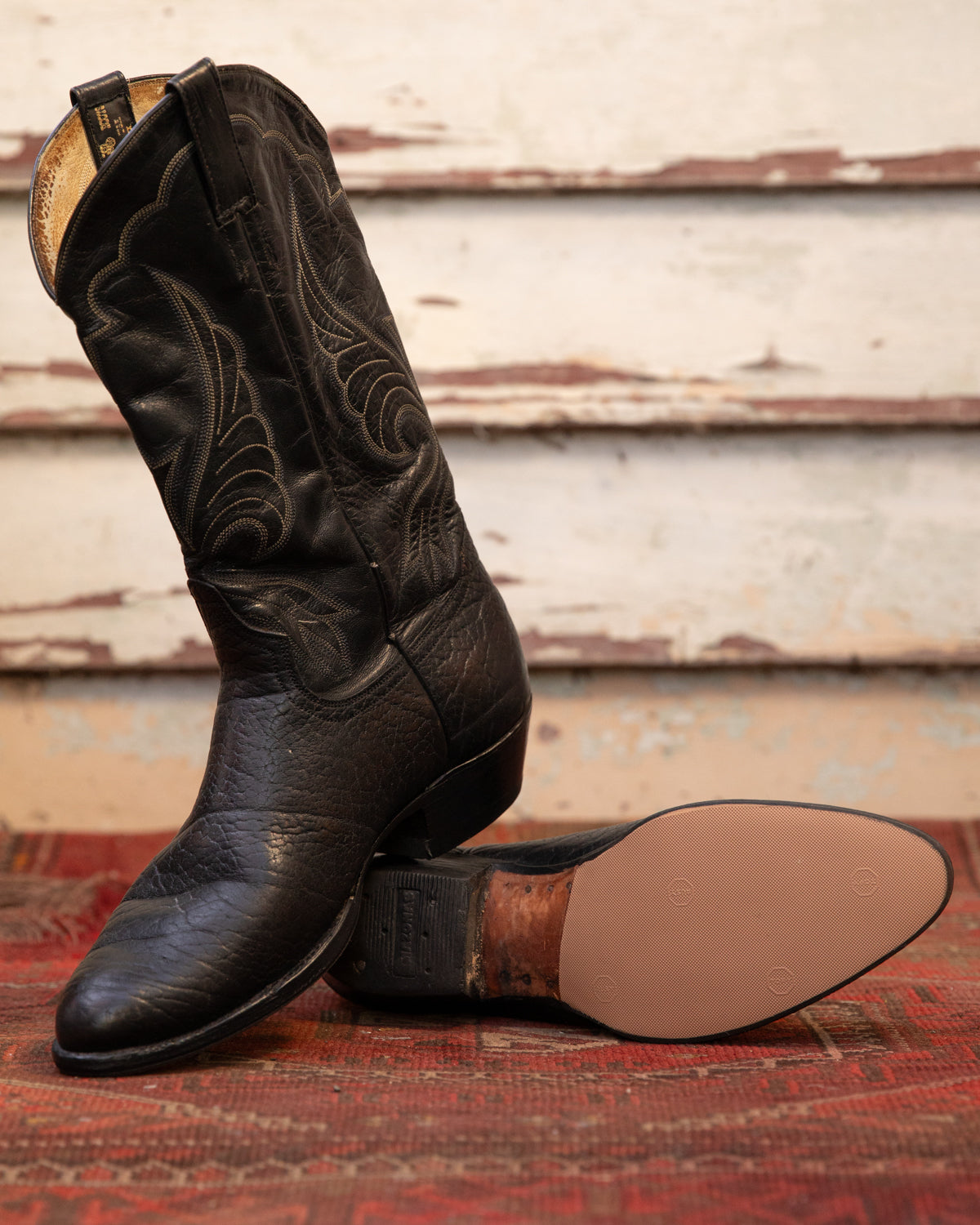 Vintage Carreta Texan Leather Boots (M)10