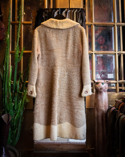 Vintage Two Tone Luxury Fur Coat
