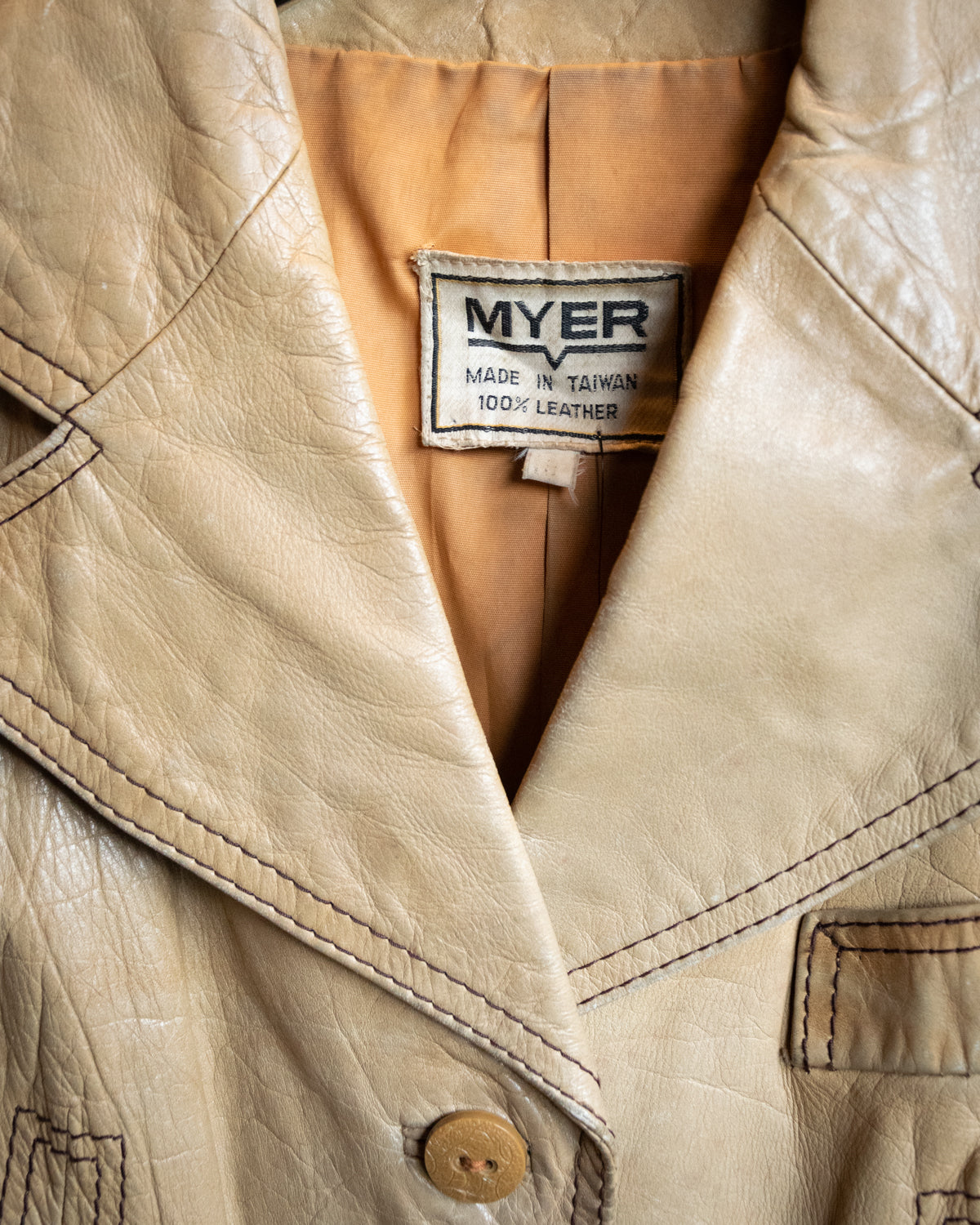 Vintage MYER 70s Leather Jacket