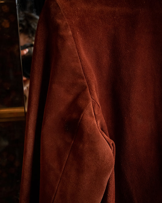 Vintage Burnt Orange Suede Jacket