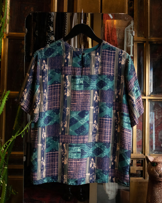 Stunt Silk Printed Blouse