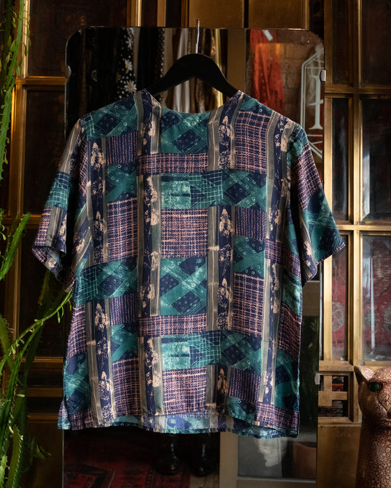 Stunt Silk Printed Blouse