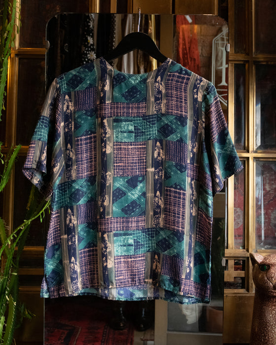 Stunt Silk Printed Blouse