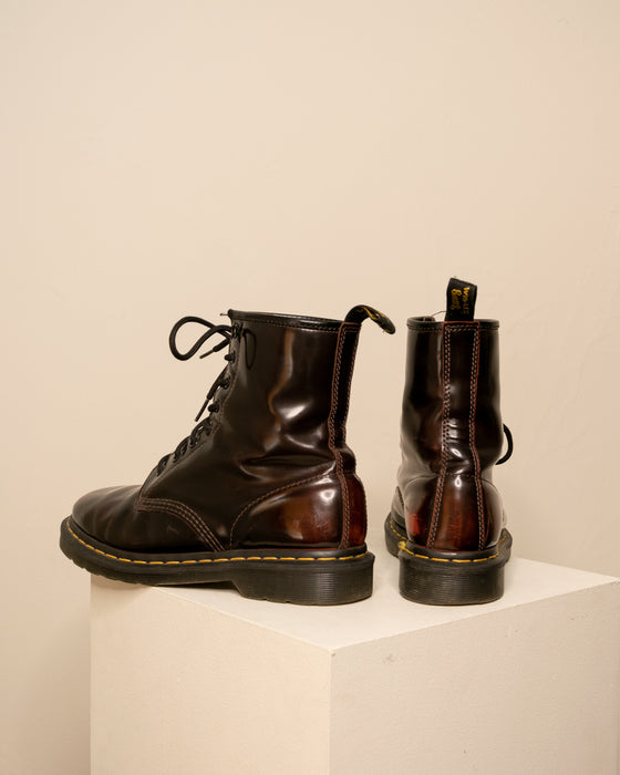 Dr Martens 8 Eyelet 2 Tone Burgundy sz41