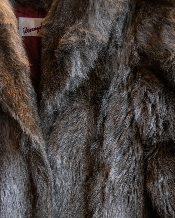 Vintage Donnybrook Faux Fur Coat