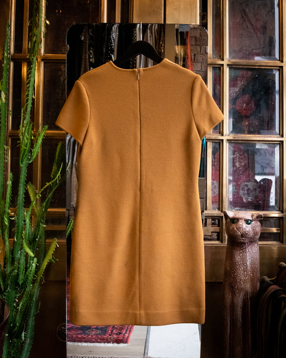 60s Hody Tan Knit Dress