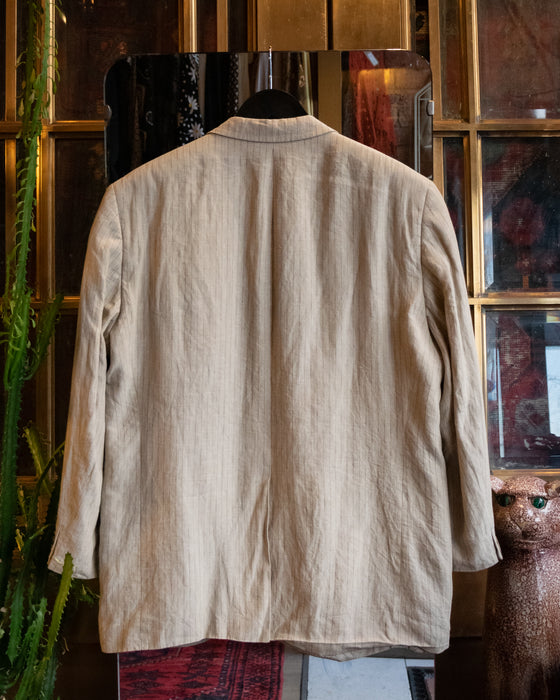 100% Linen Pinstripe Weis Germany Jacket