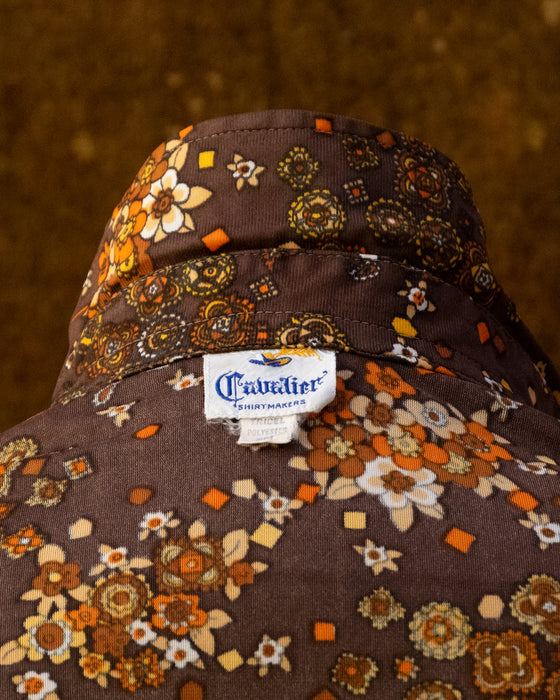 70s Retro Cavalier Button Up  Shirt