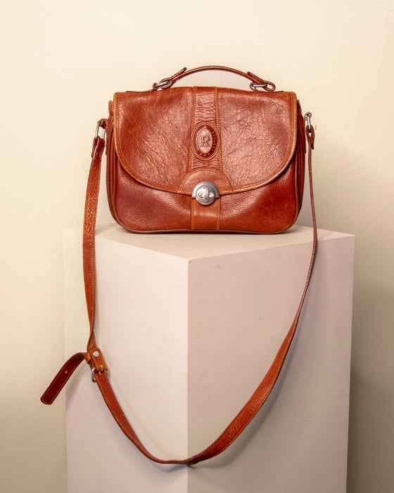 Vintage Red Leather Handbag