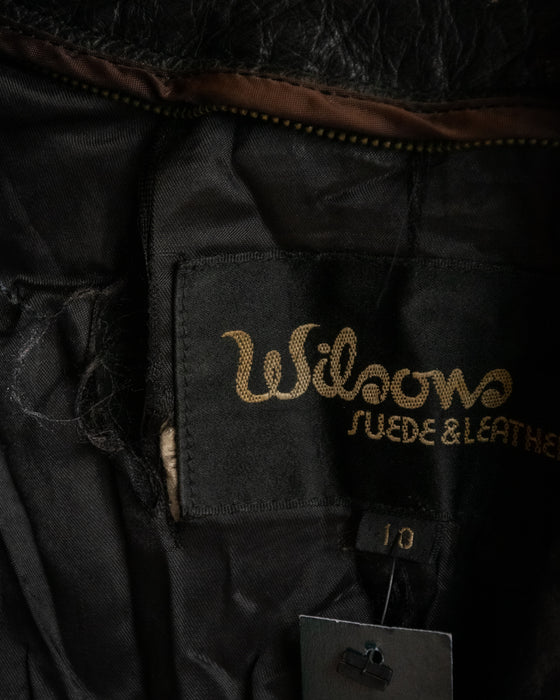 Wilsons Vintage Black Leather Jacket