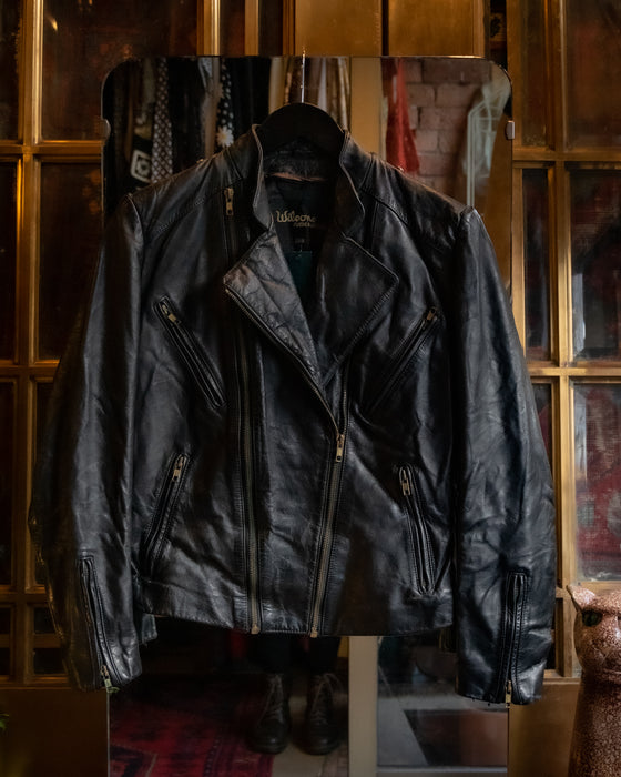 Wilsons Vintage Black Leather Jacket
