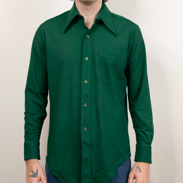 70s Vintage McGregor Green Shirt