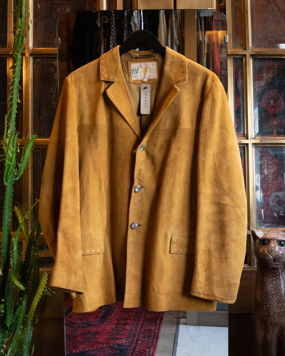 Vintage Salamander Tan Suede Jacket