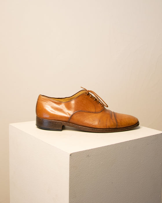 Vintage Italian Tan Leather Shoes