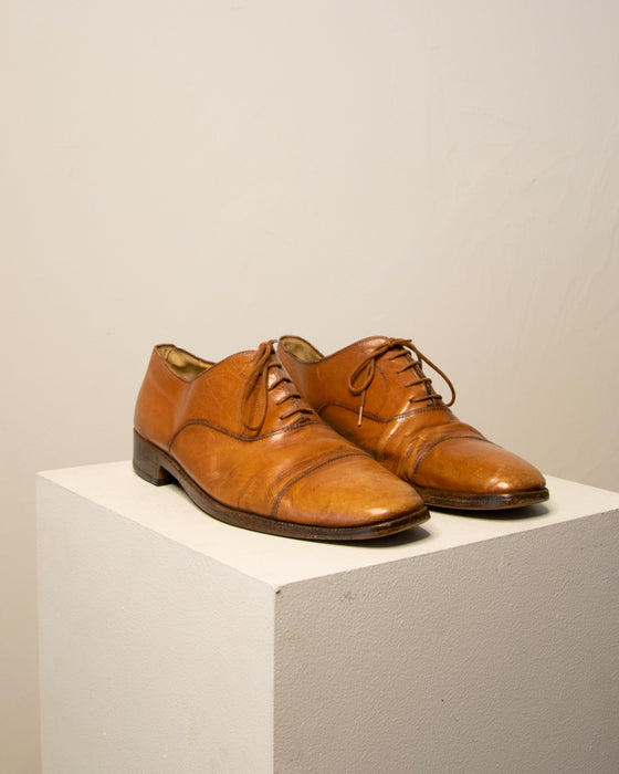 Vintage Italian Tan Leather Shoes