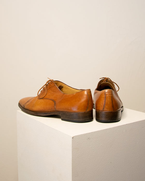 Vintage Italian Tan Leather Shoes
