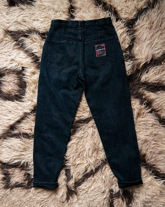 Retro High Waisted Gasoline Jeans