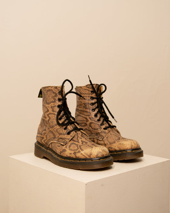 RARE Vintage Snakeskin Doc Martens 6W