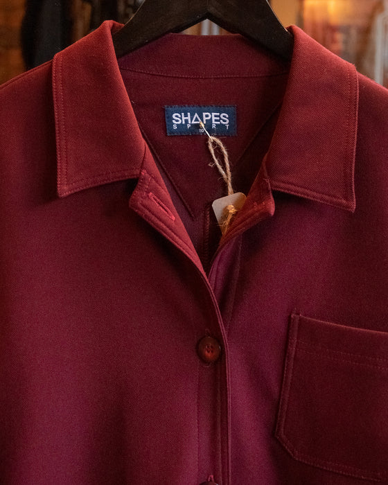 Vintage Shapes Sports Plum Jacket