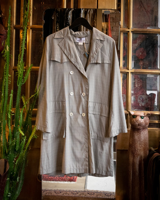 Deni Cler Houndstooth Check Trench
