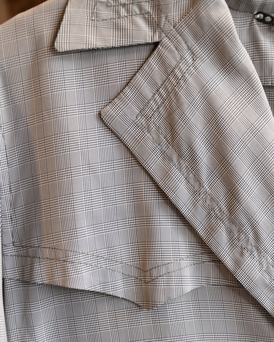 Deni Cler Houndstooth Check Trench