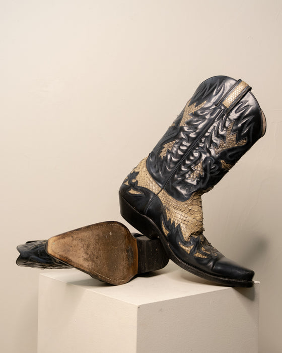 Snakeskin Sancho Cowboy Boots  43M