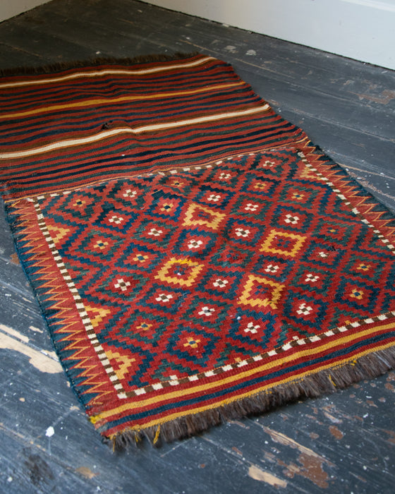 Vintage Handmade Kilim Rug 125x80