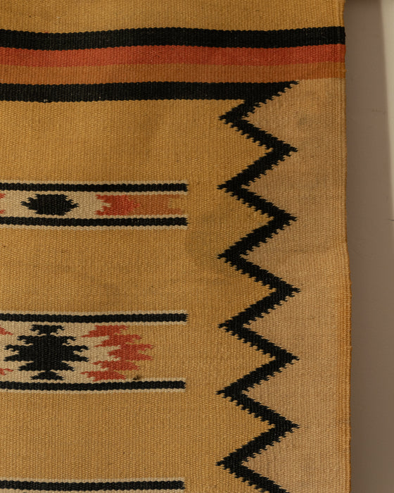 Vintage Handmade Indian Kilim Rug 312x71