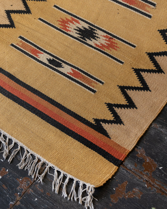 Vintage Handmade Indian Kilim Rug 312x71