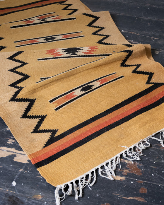 Vintage Handmade Indian Kilim Rug 312x71