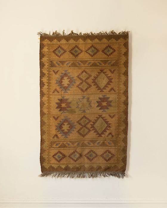 Faded Aztec Kilim Rug 174x102