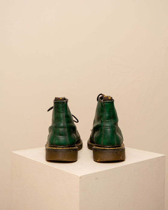 RARE Vintage Green 6 Eyelet Docs 7W