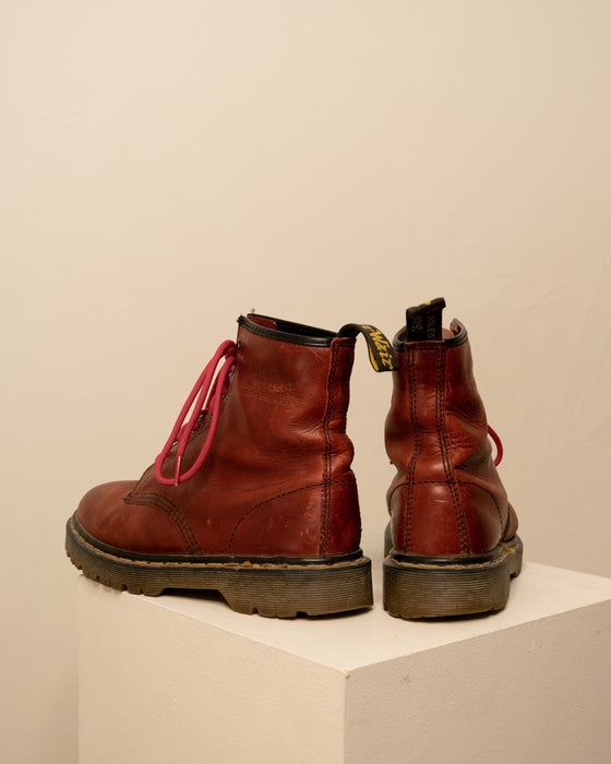 Vintage Red Docs Made in England UK7