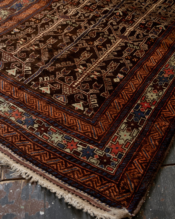 Vintage Balouchi Nomadic Rug 178x128