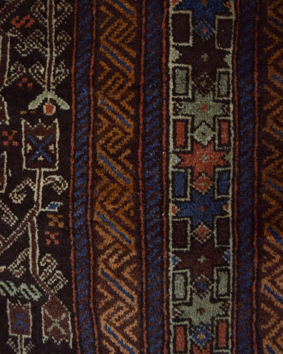 Vintage Balouchi Nomadic Rug 178x128