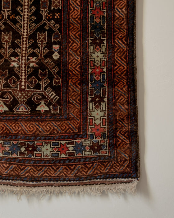 Vintage Balouchi Nomadic Rug 178x128