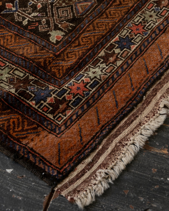 Vintage Balouchi Nomadic Rug 178x128