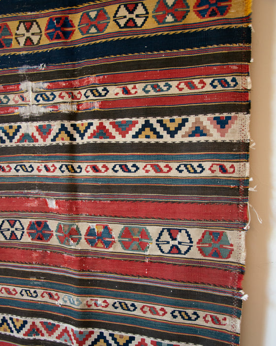 Vintage Afghan Kilim Rug 176x88