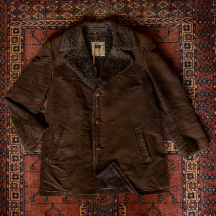 Vintage Dutch Brown Fleece Lined Lumber