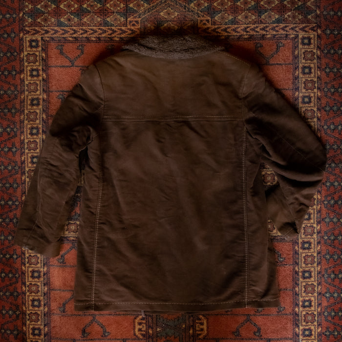 Vintage Dutch Brown Fleece Lined Lumber