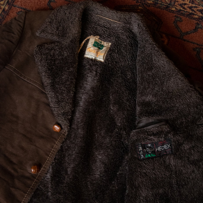 Vintage Dutch Brown Fleece Lined Lumber