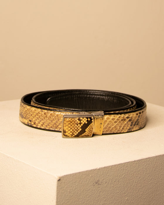 Vintage Snakeskin Belt